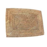 Edényalátét rattan téglaalap(30*40) 1 db
